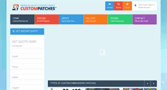 Desktop Screenshot of custompatches.net