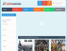 Tablet Screenshot of custompatches.net